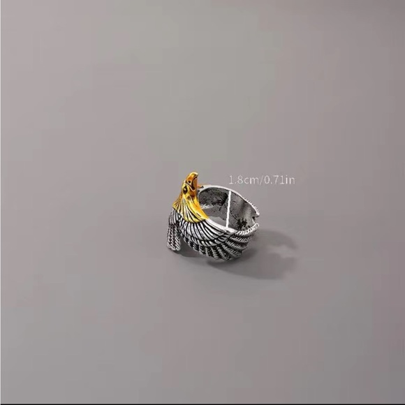 Eagle Design Wrap Ring - Picture 6 of 7